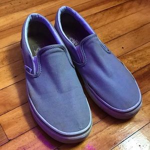 Gray Van slip-ons